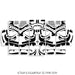 wmr1 Black & White +$0.00 / 1998-2019 KTM/Husqvarna 50 Radiator Louver Graphics 1998-2020