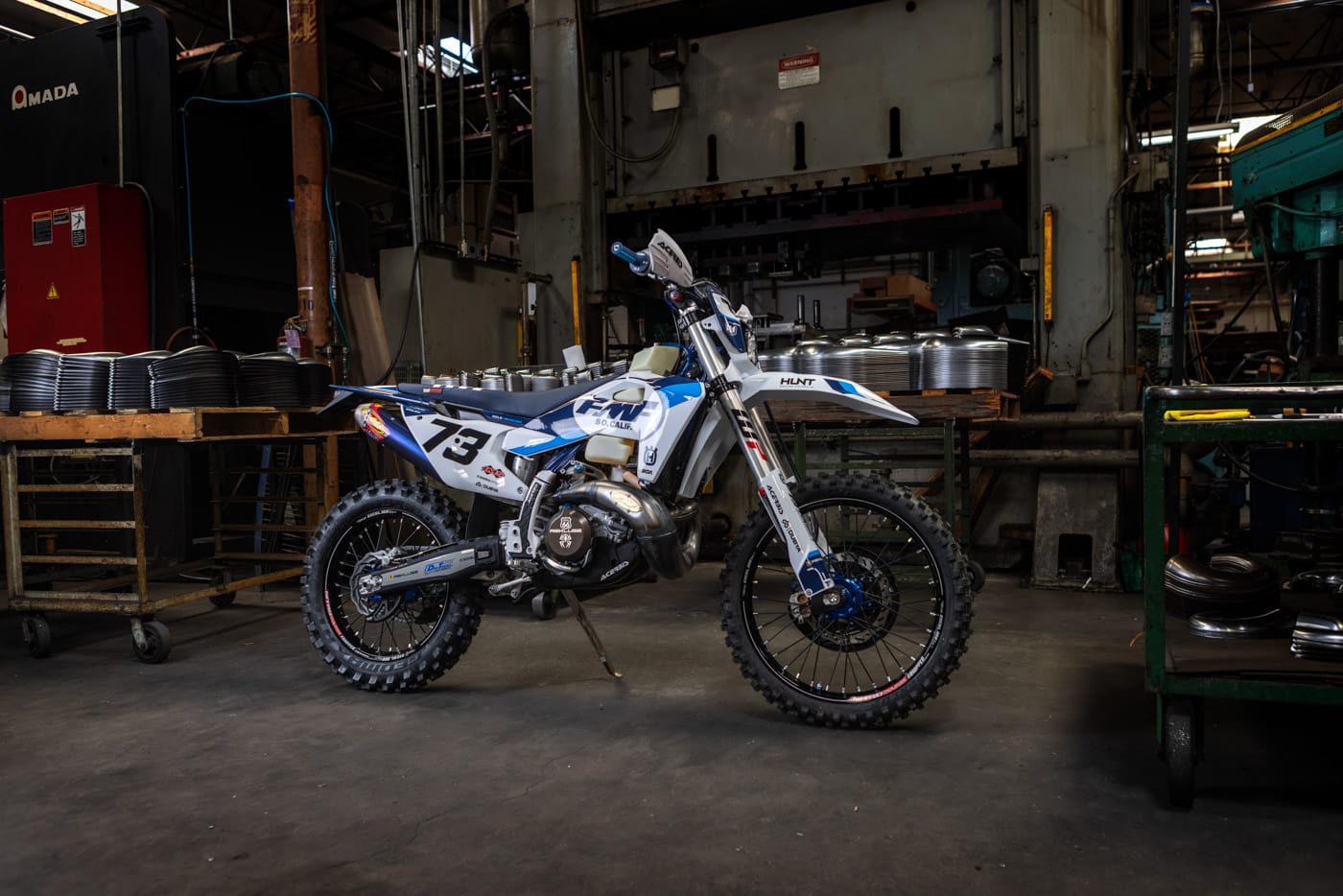 Husqvarna TE 300: The Donny Emler Custom FMF Dream Build