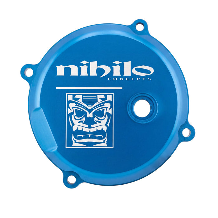 Nihilo Concepts Clutch Cover Blue Billet Clutch Cover - KTM 50 SX / Husqvarna TC 50 / GASGAS MC 50 (2024–2027)