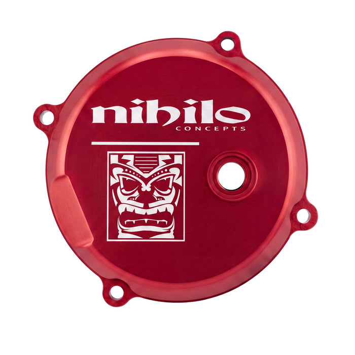 Nihilo Concepts Clutch Cover Red Billet Clutch Cover - KTM 50 SX / Husqvarna TC 50 / GASGAS MC 50 (2024–2027)