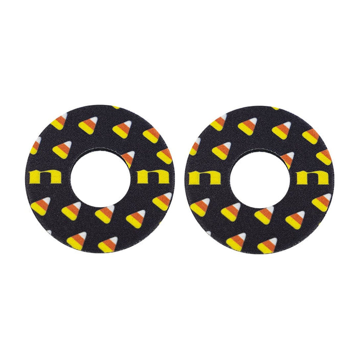 Nihilo Concepts Grip Donut Candy Corn - Black / Large: Standard 7/8” bar ends Nihilo Concepts Grip Donuts