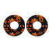 Nihilo Concepts Grip Donut Leaf - Orange / Large: Standard 7/8” bar ends Nihilo Concepts Grip Donuts