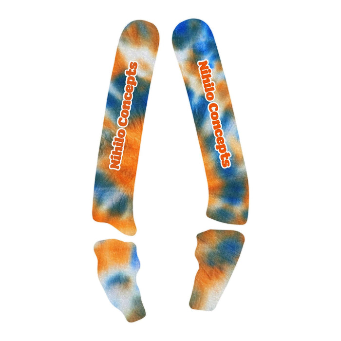 Nihilo Concepts Tie Dye Groove - Blue Orange Limited Edition - Groovy Grip - Tie Dye Grip Tape
