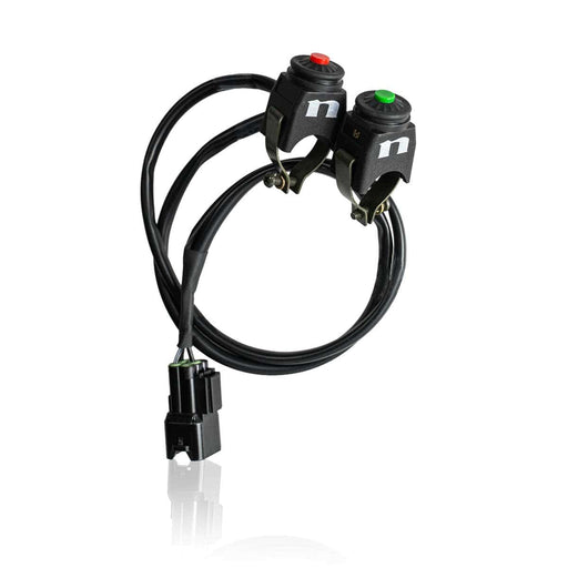 Nihilo Concepts Start Stop Conversion Button Nihilo Concepts Separate Start and Stop Buttons - Conversion Kit (Triumph Motorcycles)