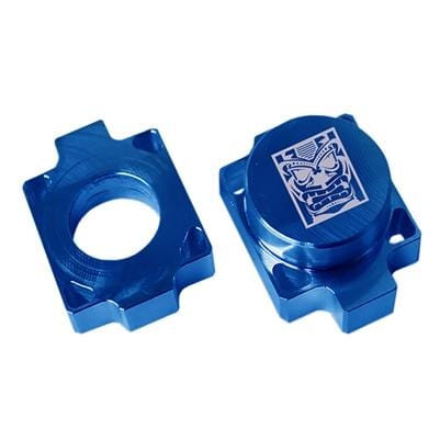 NIHILO Chain Kit Blue KTM/Husqvarna Chain Adjuster Kit 85 SX/TC 20mm Axle 2015-2020