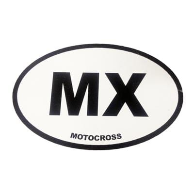 wmr1 MX Oval Window Sticker