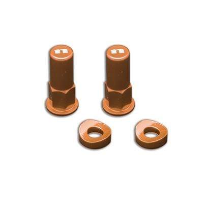 Nihilo Concepts Rim Lock Nut Kit Orange Rim Lock Nut Kit