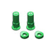Nihilo Concepts Rim Lock Nut Kit Green Rim Lock Nut Kit