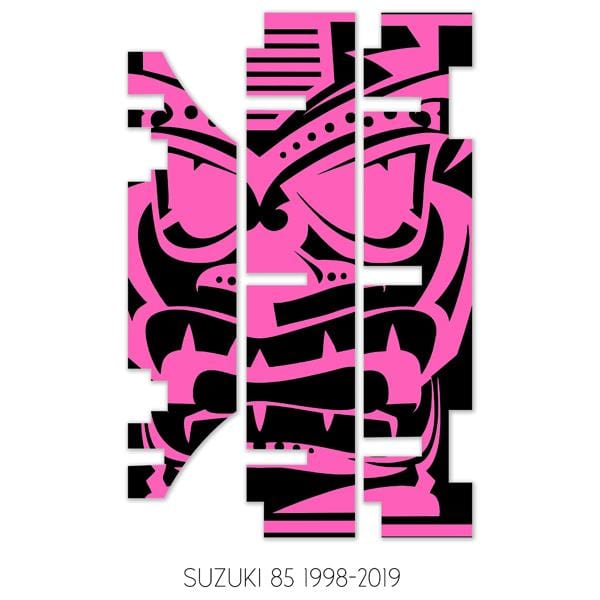 wmr1 Black & Pink +$9.99 / 1998-2019 Suzuki 85 Radiator Louver Graphics 1998-2019