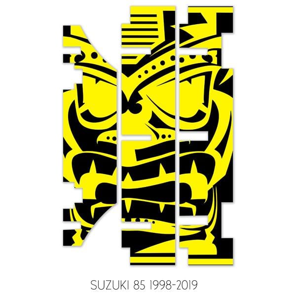 wmr1 Black & Yellow +$9.99 / 1998-2019 Suzuki 85 Radiator Louver Graphics 1998-2019