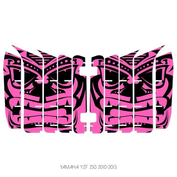 wmr1 Black & Pink +$9.99 / 2010-2013 Yamaha YZF 250 Radiator Louver Graphics 2010-2019