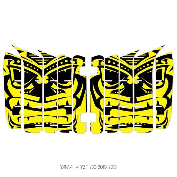 wmr1 Black & Yellow +$9.99 / 2010-2013 Yamaha YZF 250 Radiator Louver Graphics 2010-2019