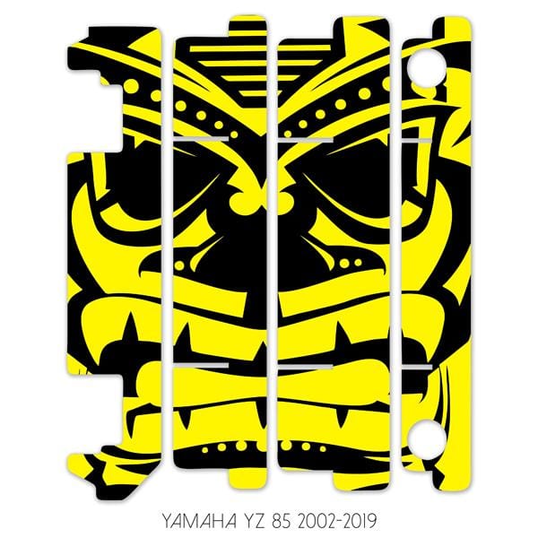 wmr1 Black & Yellow +$9.99 / 2002-2019 Yamaha YZ 85 Radiator Louver Graphics 2002-2019