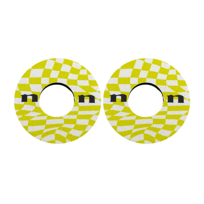 Nihilo Concepts Grip Donut Yellow Warp Flag / Big Bike Nihilo Concepts Grip Donuts