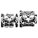 Nihilo Concepts Louver Graphics Black & White +$0.00 / 2013-2022 Kawasaki KX 65 Radiator Louver Graphics 2013-2022
