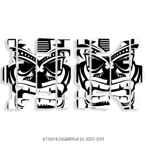 Nihilo Concepts Louver Graphics Black & White +$0.00 / 2007-2021 KTM / Husqvarna / GASGAS 65 Radiator Louver Graphics 2007-2021