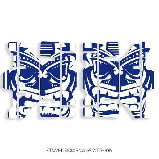 Nihilo Concepts Louver Graphics White & Blue +$9.99 / 2007-2021 KTM / Husqvarna / GASGAS 65 Radiator Louver Graphics 2007-2021