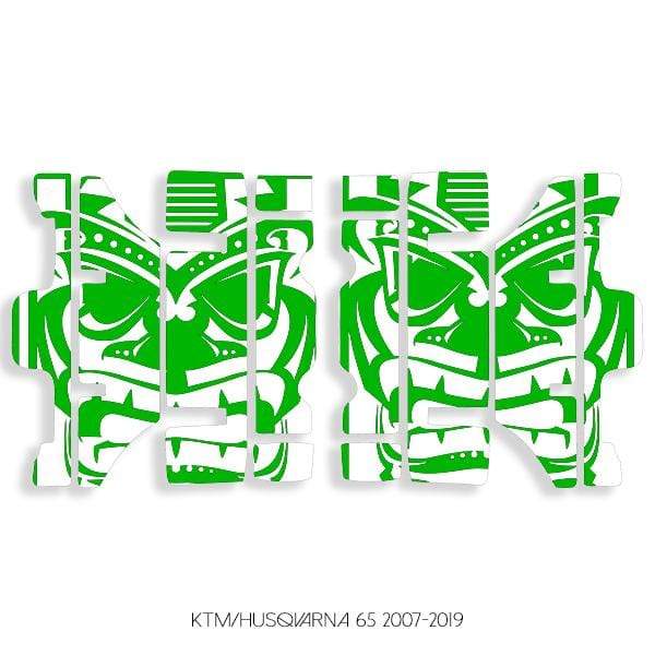 Nihilo Concepts Louver Graphics White & Green +$9.99 / 2007-2021 KTM / Husqvarna / GASGAS 65 Radiator Louver Graphics 2007-2021