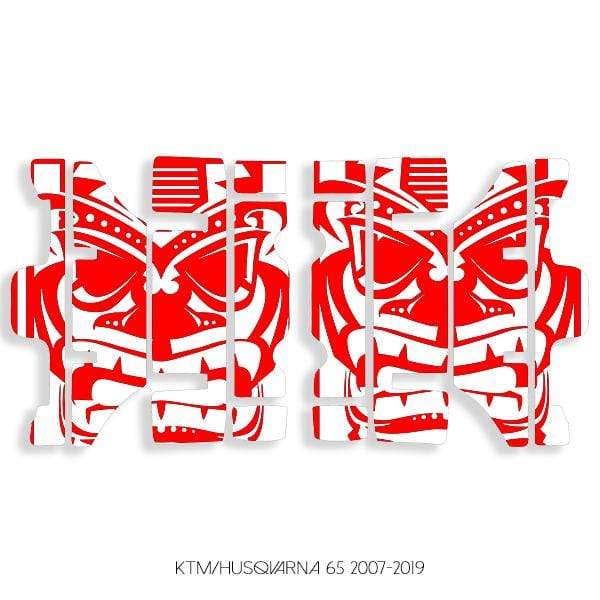 Nihilo Concepts Louver Graphics White & Red +$9.99 / 2007-2021 KTM / Husqvarna / GASGAS 65 Radiator Louver Graphics 2007-2021