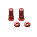 Nihilo Concepts Rim Lock Nut Kit Red Rim Lock Nut Kit